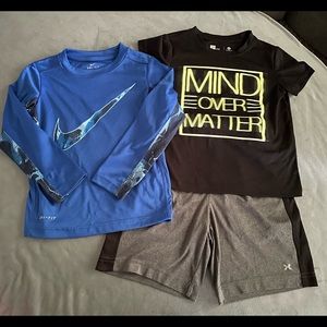 Nike shirt & shirt and shorts. Size 4-5